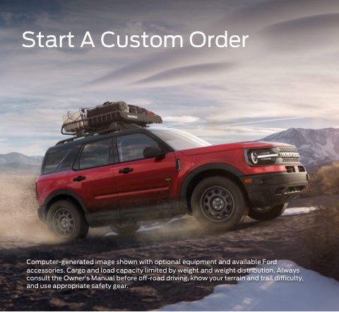 Start a custom order | Meadows Ford in Mountain View AR